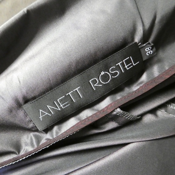 ANETT ROSTEL WIDE COLLAR MAXI DRESS ART WEAR 38 M - Picture 8 of 8